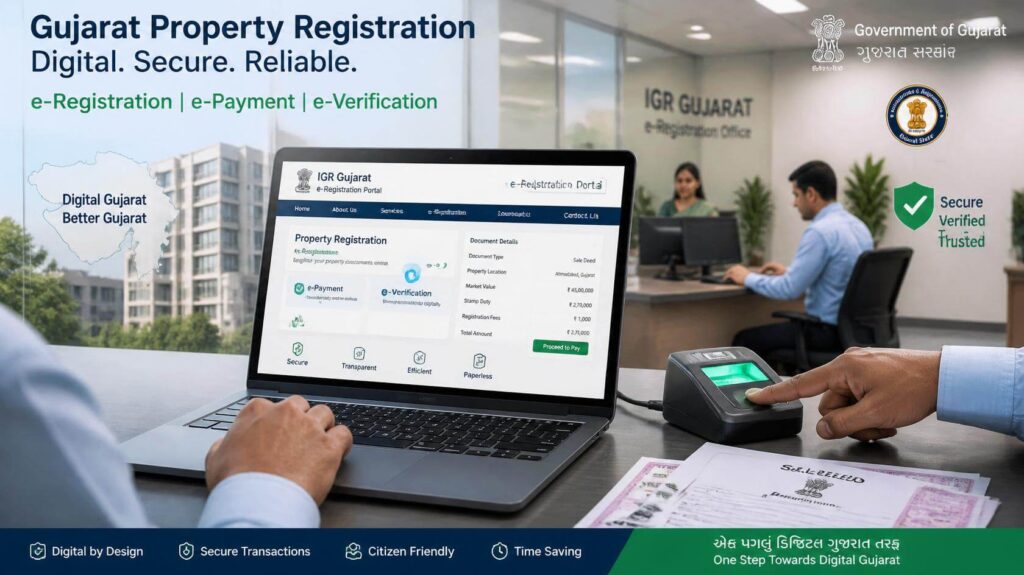 Completing Property Registration Online in Gujarat